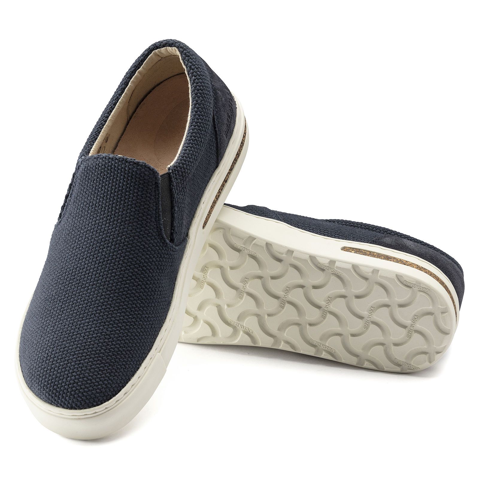 Birkenstock Oswego Women's Canvas & Suede Sandals - Comfortable Slip-On Shoes for Casual Wear, Walking, and Outdoor Activities