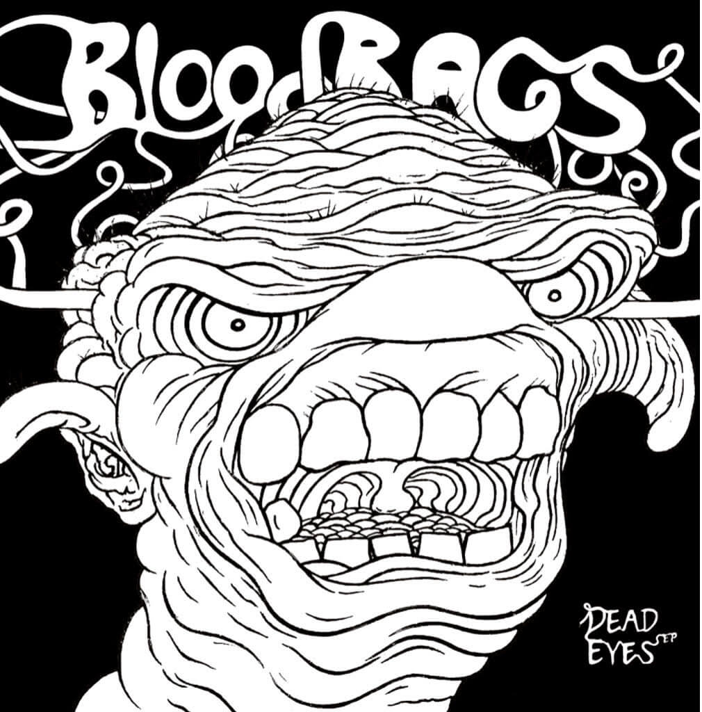 Bloodbags Dead Eyes 7-Inch EP Vinyl Record - Punk Rock Music for Collectors & Home Decor | Perfect for Music Lovers, Record Collections & Punk Themed Rooms