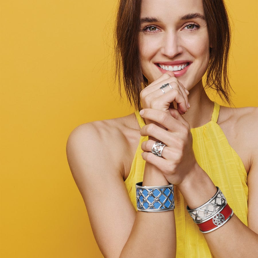 Christo Amsterdam Wide Cuff Bracelet for Women - Elegant Gold/Silver Bangle - Perfect for Parties, Weddings & Everyday Wear
