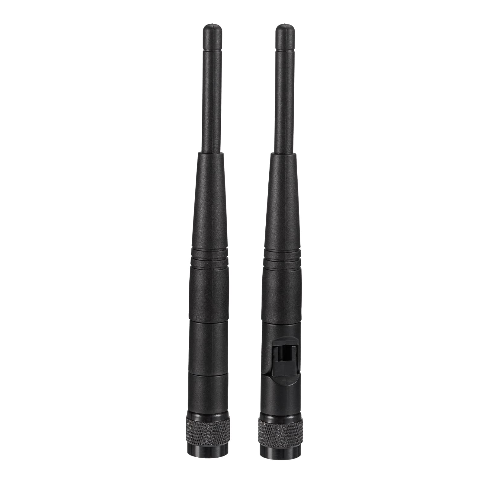 Eightwood 5dBi 2.4GHz WiFi Antenna RP-TNC Male (2-Pack) - Compatible with Trimble Robotic Total Stations & Linksys WRT54G Wireless Router - High Gain Replacement Antenna for Enhanced Signal Strength - Perfect for Surveying Equipment & Home/Office Network Setup