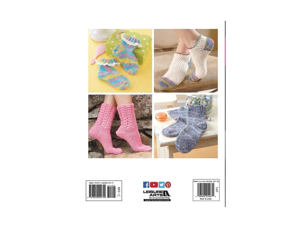 Easy Crochet Socks Kit for Beginners - DIY Family Socks Making Set with Yarn & Needles - Perfect for Cozy Home, Gifts & Winter Wear