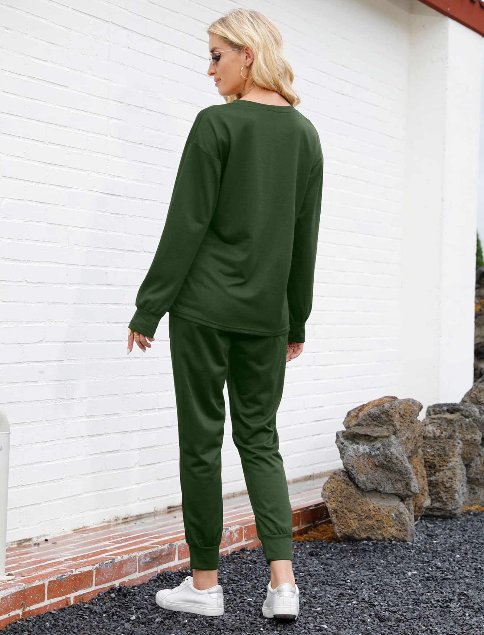 Bofell Women's 2-Piece Lounge Set - Soft Travel Outfits & Trendy Sweatsuits, Comfy Pajama Set for Home, Vacation & Casual Wear 2024