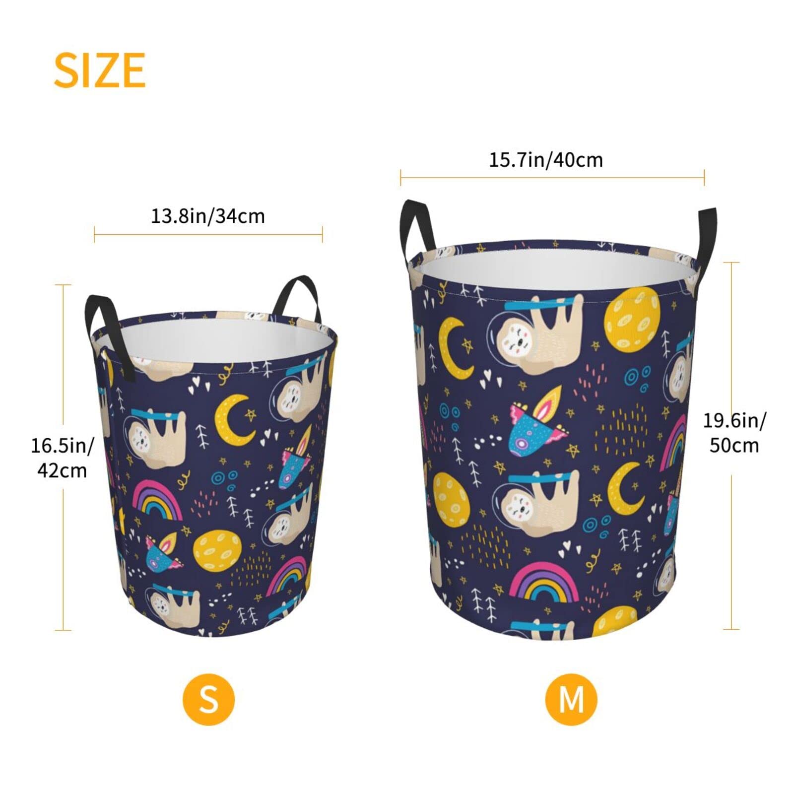 Collapsible Laundry Hamper with Handles - Foldable Clothes Basket for Bedroom, Bathroom & Dorm - Space Saving Storage for Dirty Laundry, Toys & Organizing - Perfect for Home, Travel & College Students