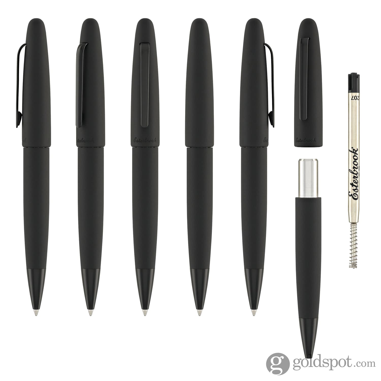 Esterbrook Estie Raven Black Trim Ballpoint Pen - Premium Writing Instrument for Office, Business & Gift Giving