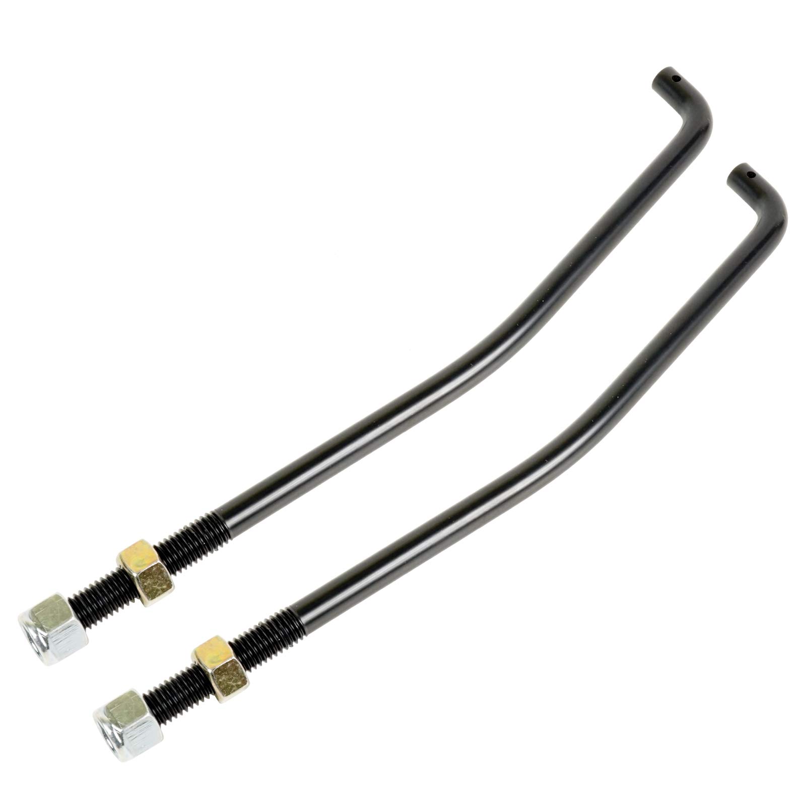 Caltric 2 Front Lift Link with Nuts - Compatible with Husqvarna 532173288 & 173288 - Replacement Part for Lawn Mower & Tractor Maintenance