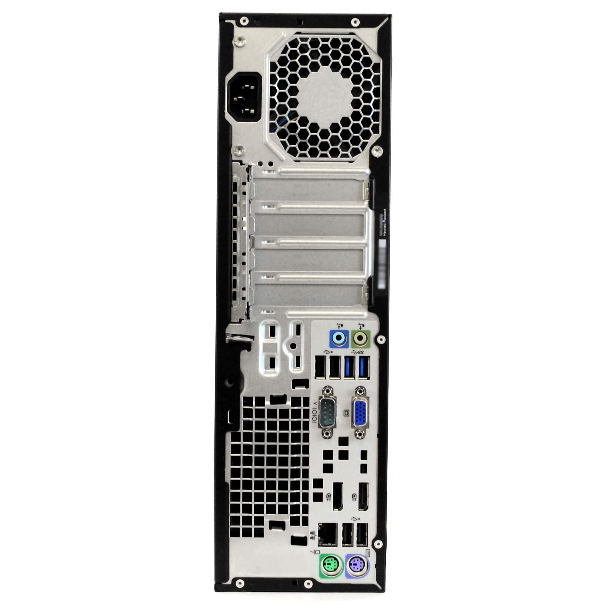 HP EliteDesk 800G1 Business Desktop Computer - Intel Quad Core i5 Processor, 16GB DDR3 RAM, 1TB HDD, DVD-ROM, Windows 10 Pro, Webcam & 24