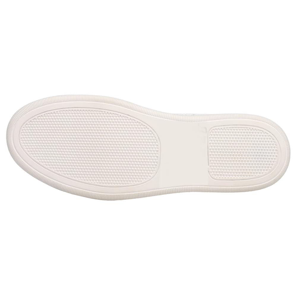 VANELi Women's Coyle Perforated Lace Up Sneakers - Breathable Casual Shoes in Off White | Comfortable Walking & Everyday Wear for Women