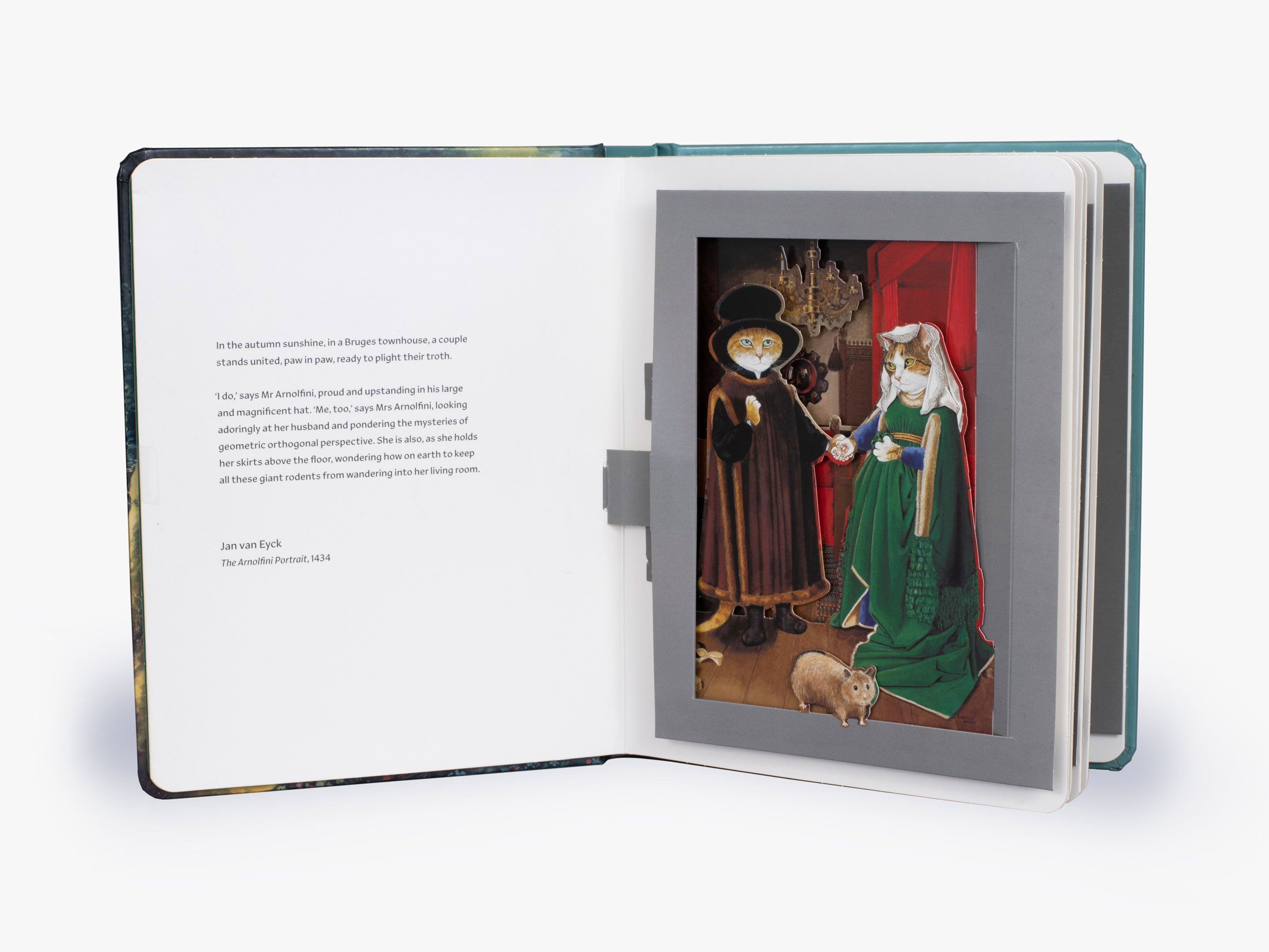 Interactive Cats in Art Pop-Up Book - 3D Paper Sculpture for Kids & Adults | Perfect Gift for Cat Lovers & Art Enthusiasts | Fun Educational Toy for Home, School & Library
