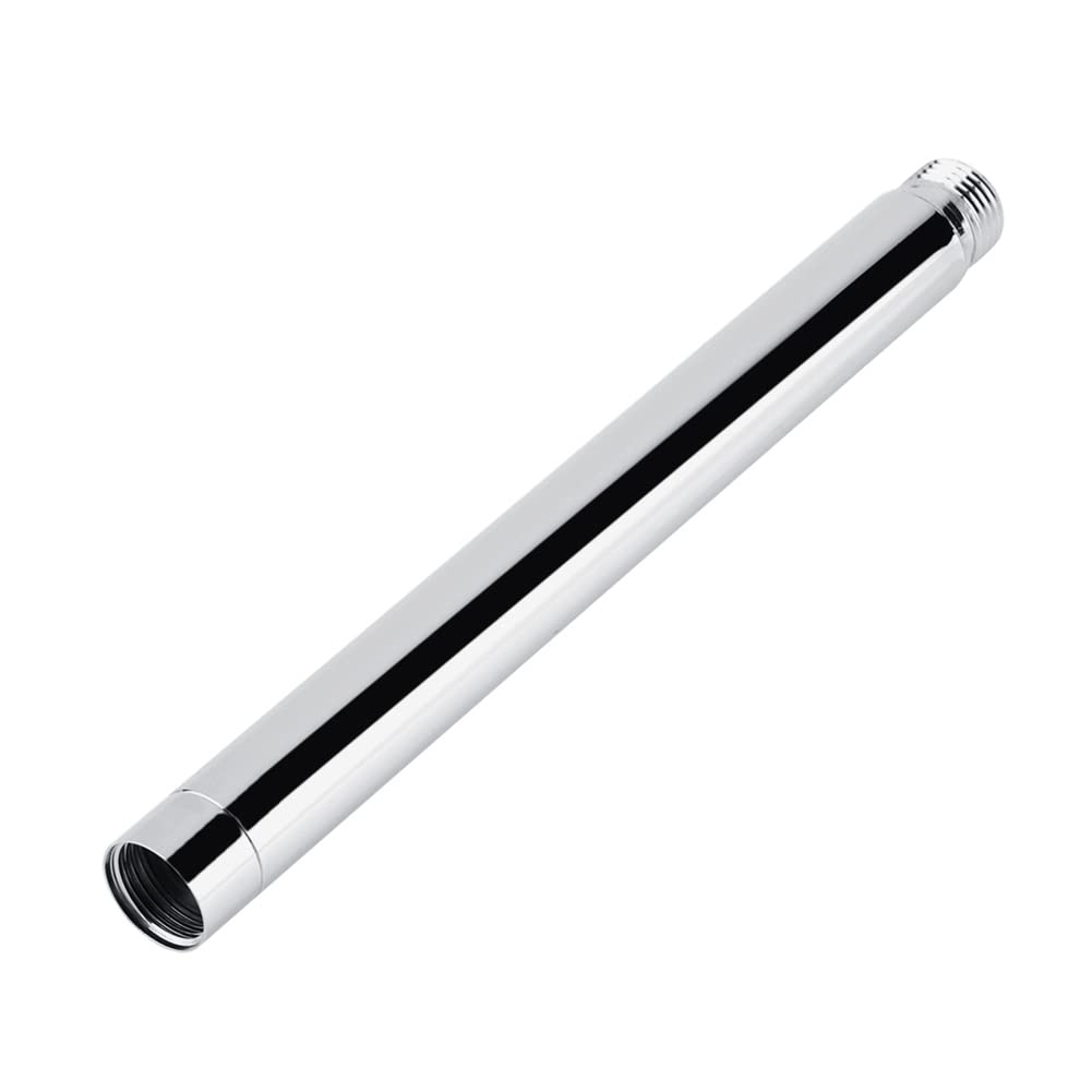 Joywayus 5 Inch Stainless Steel Shower Head Extender - Adjustable Shower Arm Extension for Lower Shower Head | Bathroom Shower Accessory for Tall People & Kids | Perfect for Spa-Like Experience & Handicap Accessibility
