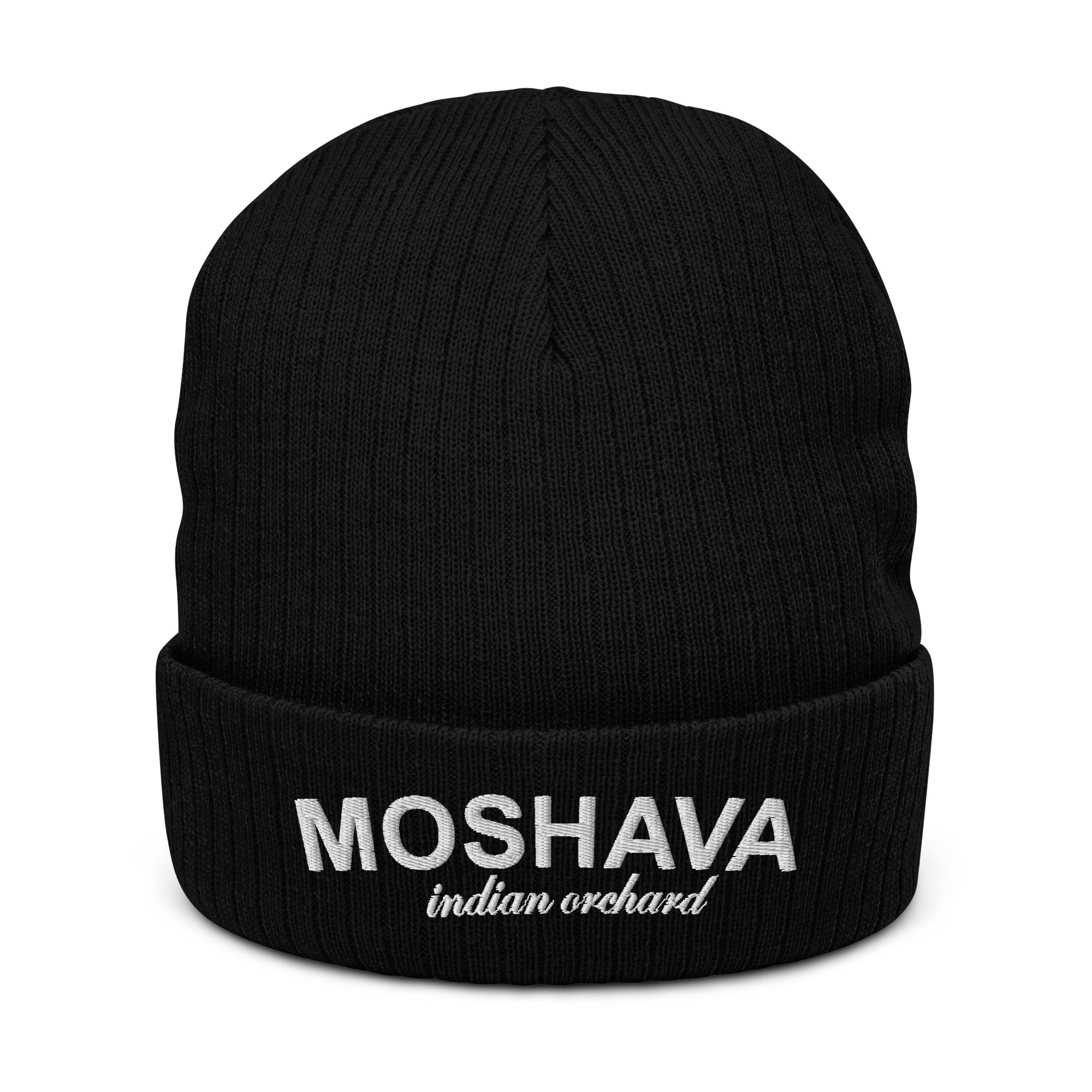 Moshava IO Ribbed Knit Beanie - Warm Winter Hat for Men & Women - Soft Stretchy Unisex Skull Cap - Perfect for Skiing, Snowboarding & Outdoor Activities