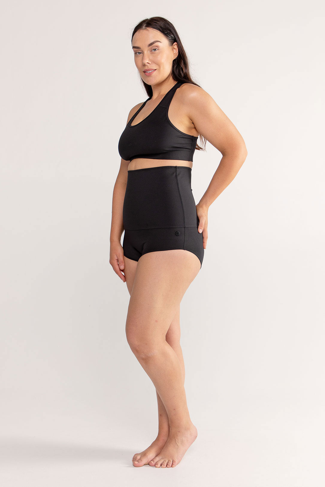 Postpartum Underwear for Women - Soft & Breathable High Waist Postpartum Panties - Black - Perfect for Post-Delivery Recovery & Comfort