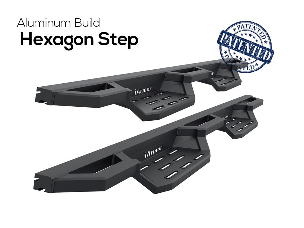 APS Drop Steps Running Boards for Toyota Tacoma 1995-2004 Extended Cab - Heavy Duty Nerf Bars for Off-Road & Daily Driving