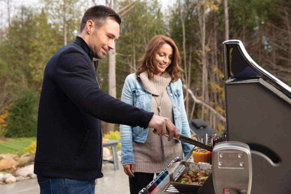 Napoleon Prestige Pro 665 RSIB Gas Grill with Infrared Sizzle Zone - PRO665RSIBPSS 3 Burner Stainless Steel Outdoor BBQ Grill for Backyard, Patio & Tailgating Parties