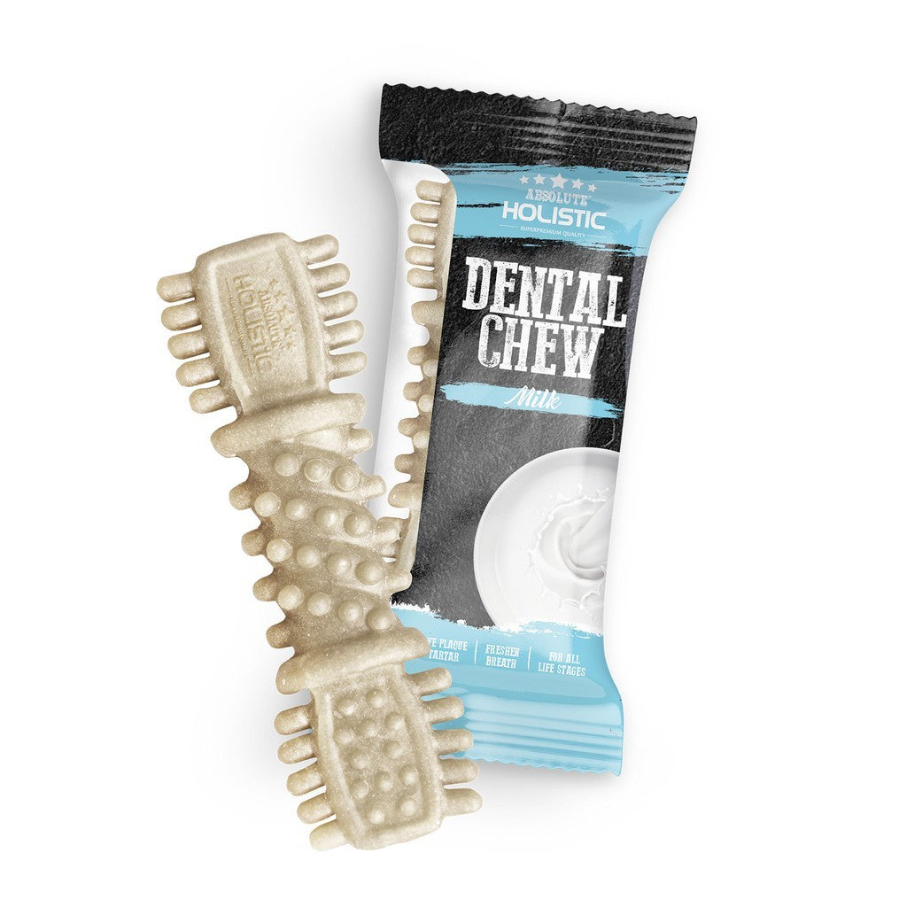 Absolute Holistic Dental Chews for Dogs - 25g, 4 Inches - Boost & Regular Series - Promotes Oral Health & Fresh Breath - [Buy 20 for $18.79] - Perfect for Daily Teeth Cleaning & Chewing Fun
