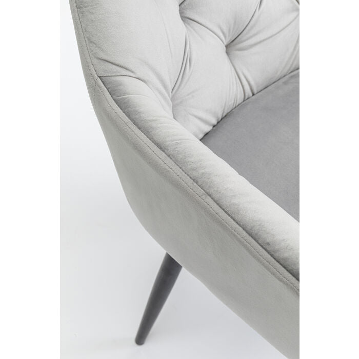 Kira Grey Armrest Chair - Ergonomic Office & Gaming Chair for Home & Workspace - Comfortable Support for Long Hours of Sitting