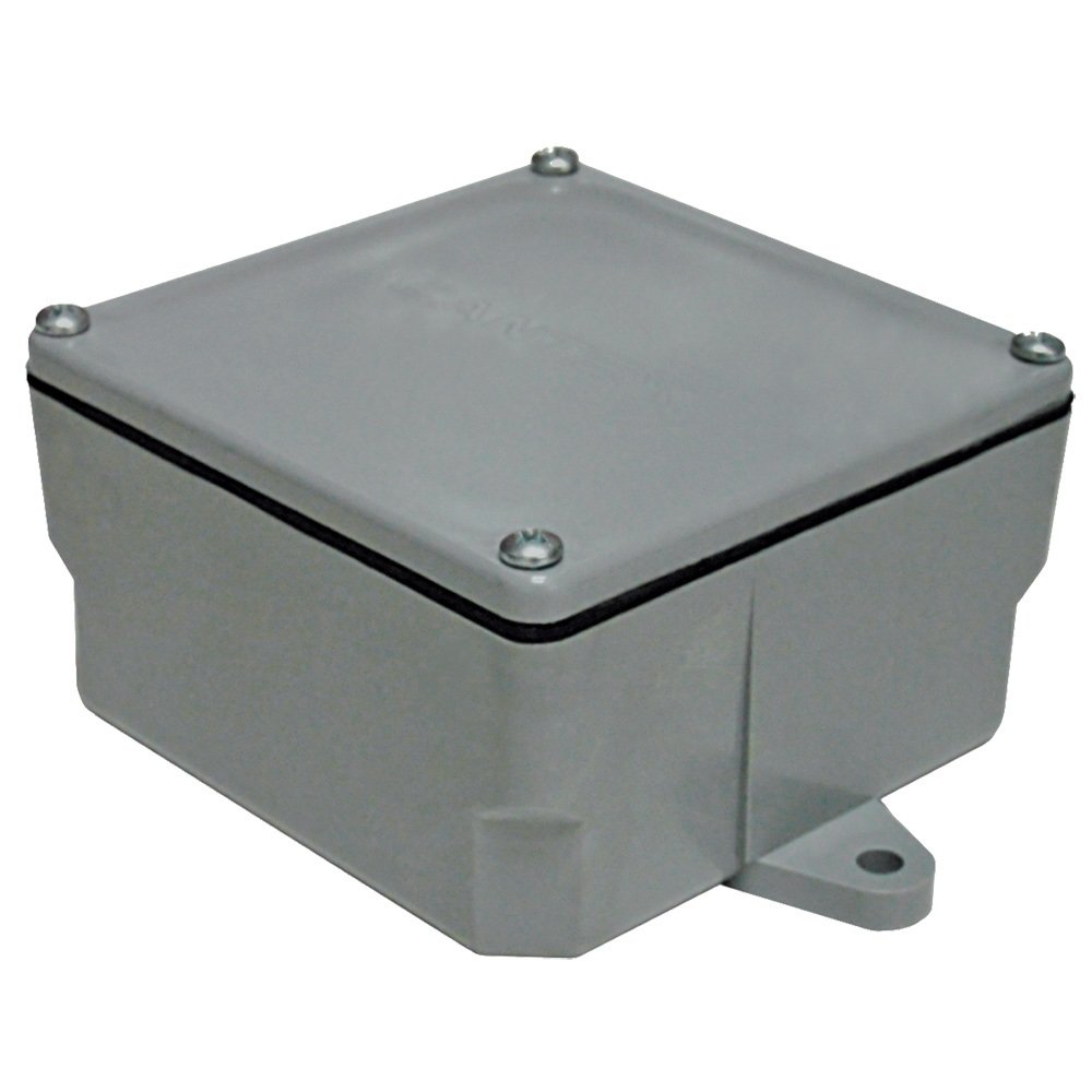 Cantex 5133709U Weatherproof Electrical Junction Box for Outdoor & Indoor Wiring - Ideal for Home, Garage, and DIY Projects