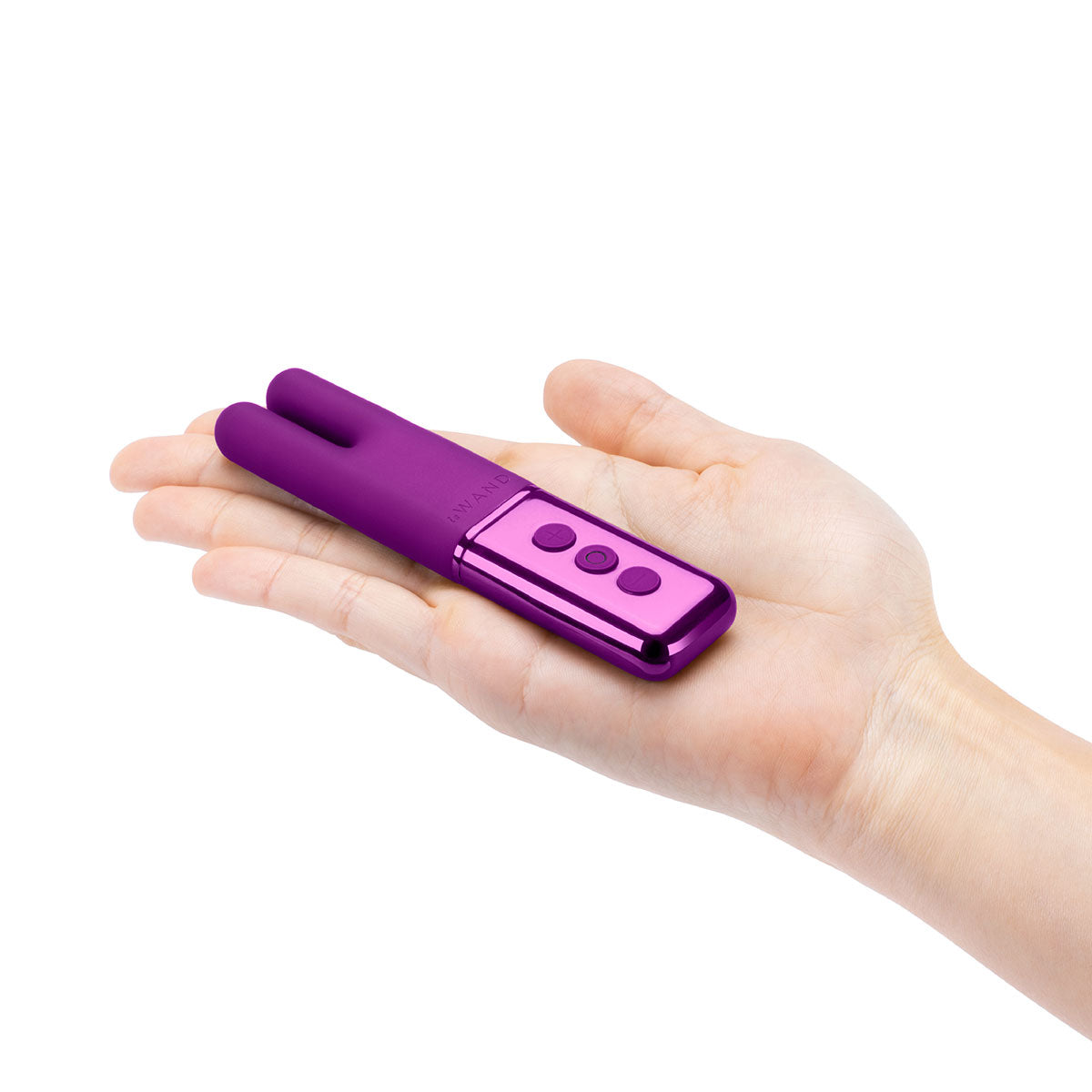 Le Wand Chrome Deux Dark Cherry - Premium Massage Wand for Relaxation & Intimate Pleasure - Perfect for Couples & Solo Use at Home or Spa