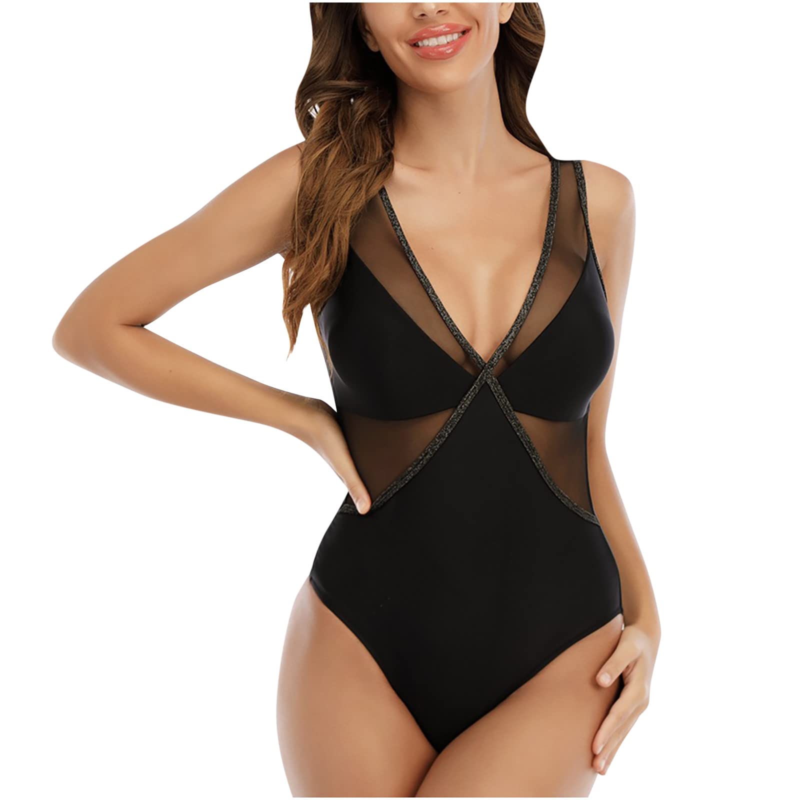 Sexy Backless Floral Print One Piece Swimsuit for Women - Tummy Control Jumpsuit Bathing Suit - Perfect for Beach, Pool & Summer Vacations