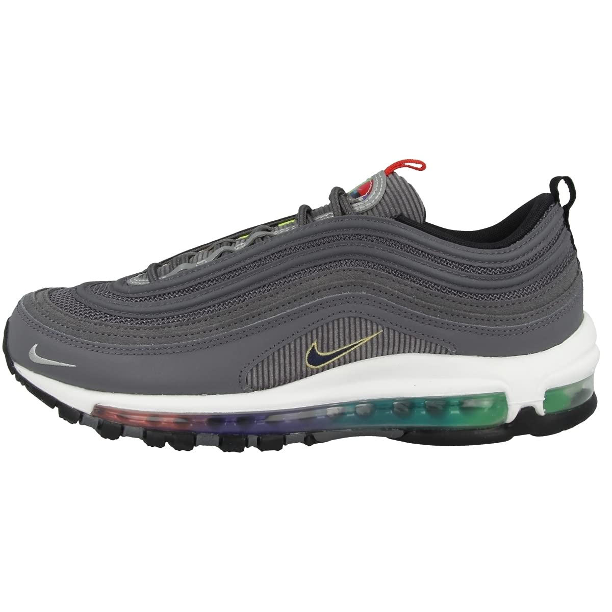 Nike Air Max 97 Men's Running Shoes - Black, Size 5 US | Comfortable Cushioned Sneakers for Jogging, Gym Workouts & Casual Wear
