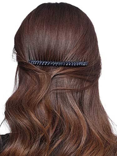 Elegant Hair Comb Pins for Women - Set of 3 Western Style Hair Clips (Side Comb, Juda Pin, Decorative Hair Accessories) - Perfect for Weddings, Parties, and Everyday Styling