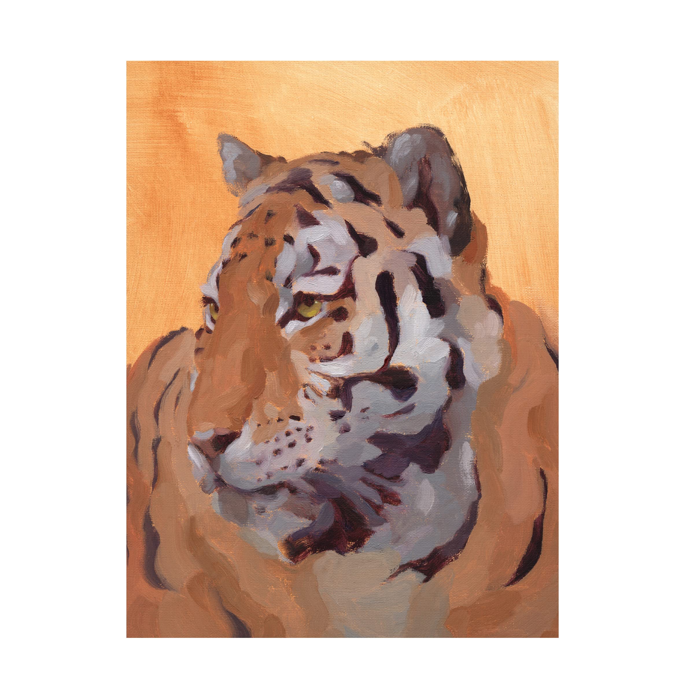 Trademark Fine Art 'Lord of the Jungle II' Canvas Wall Art by Jacob Green - Stunning Wildlife Painting for Living Room, Bedroom & Office Decor