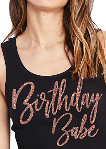 Birthday Babe Tank Top (Black)