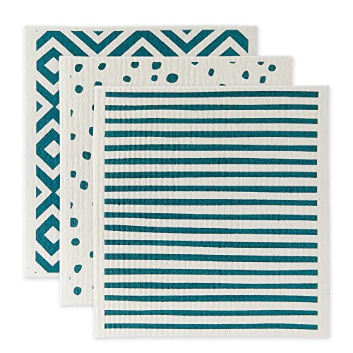 Teal & White