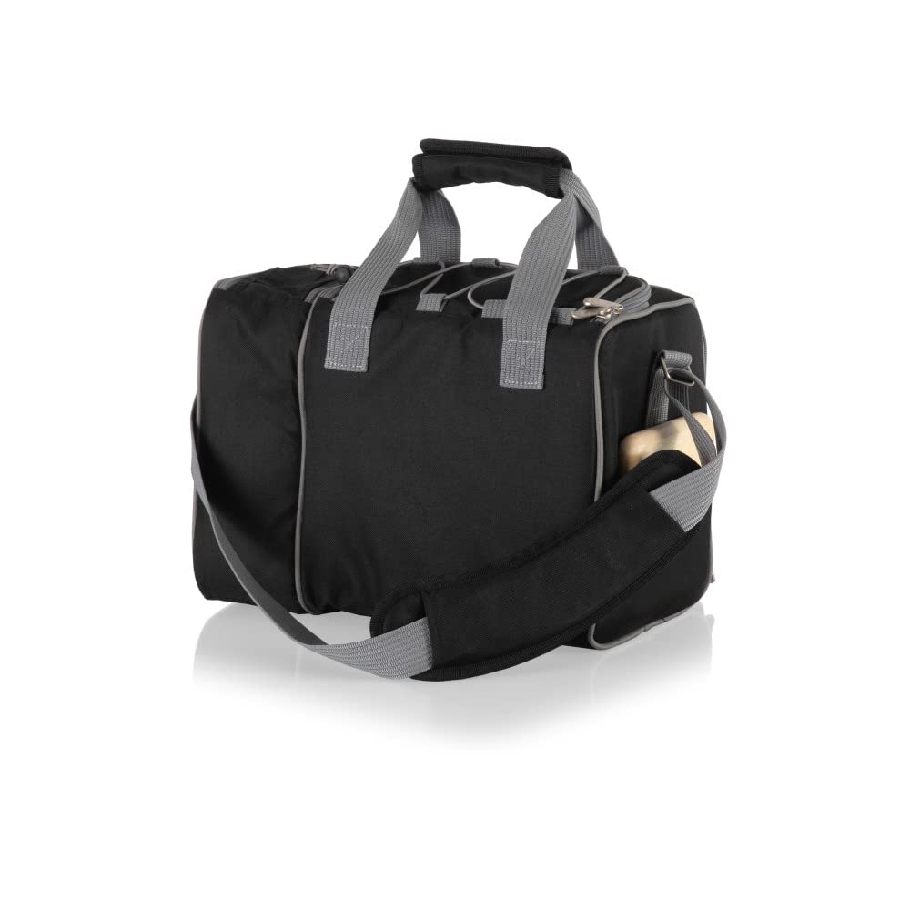 NCAA Insulated Cooler Tote Bag with Picnic Set - Portable Malibu Picnic Basket for Outdoor, Beach, Tailgating & Camping - Perfect for Sports Events, BBQs and Family Gatherings