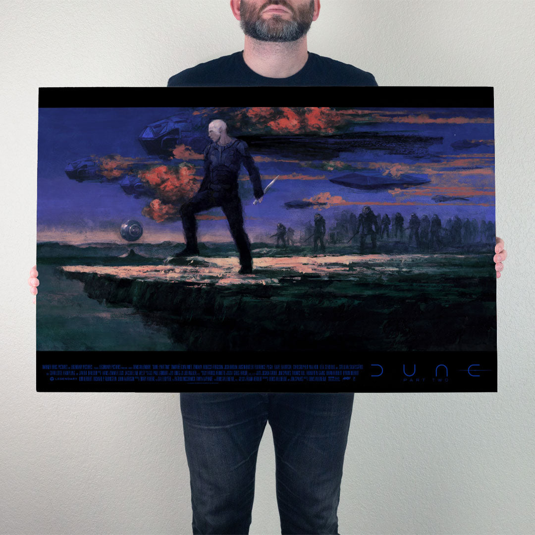 Dune Part Two Movie Poster - Official Version 2 Film Art Print - Perfect for Home Theater Decor, Gift for Sci-Fi Fans & Dune Collectors