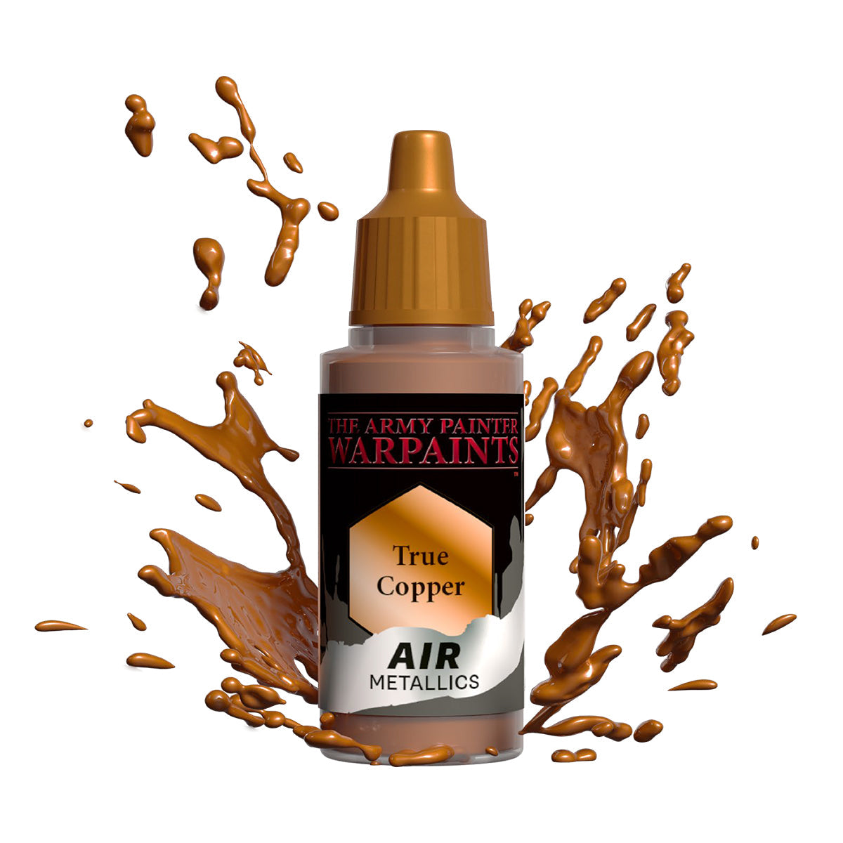 Warpaints Air Metallics True Copper - High-Quality Metallic Paint for Miniatures & Models - Perfect for Warhammer, D&D, and Cosplay