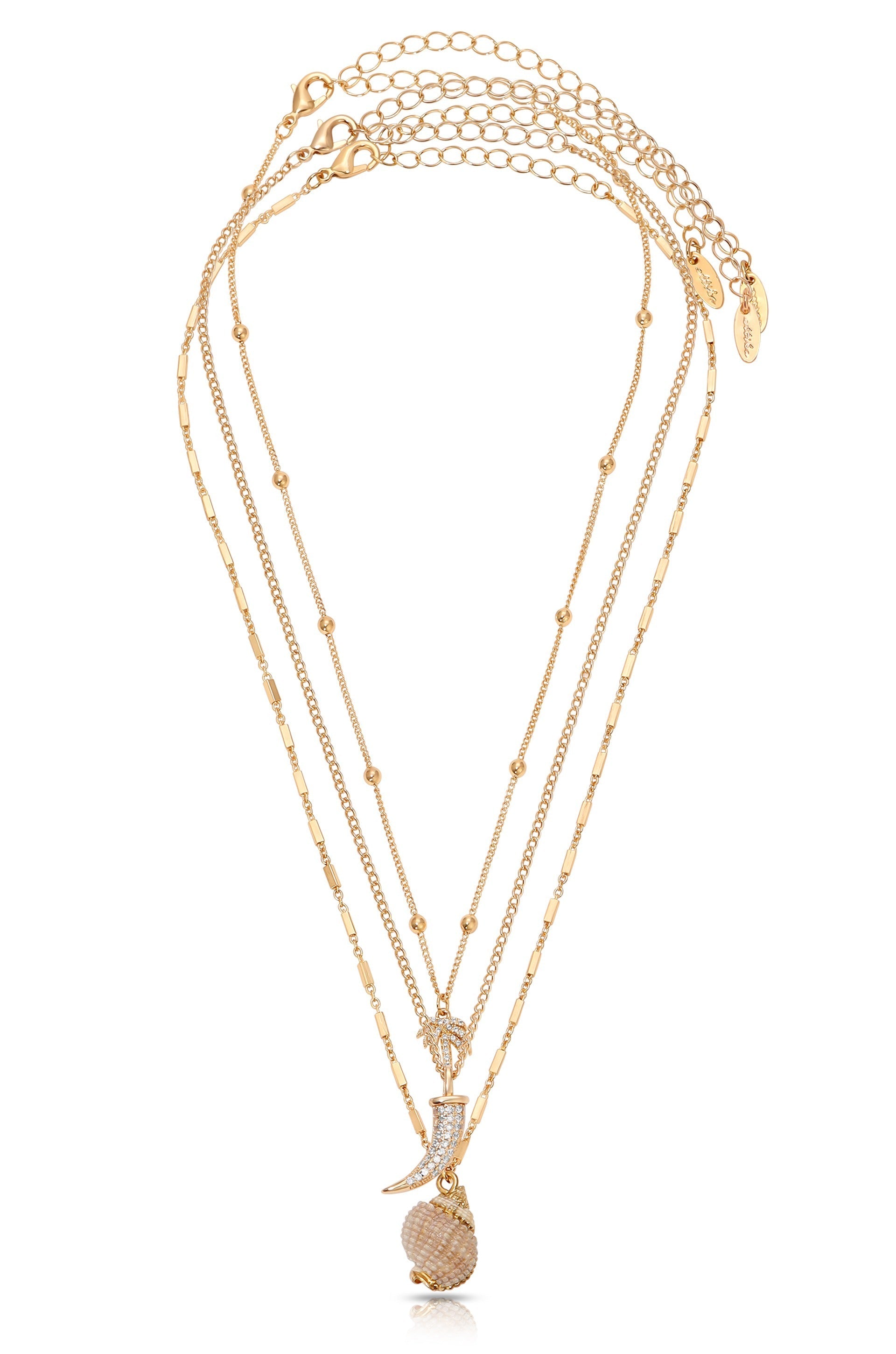 Tropical Necklace Set for Women - Exotic Beach Jewelry for Summer Vacation & Boho Style Outfits