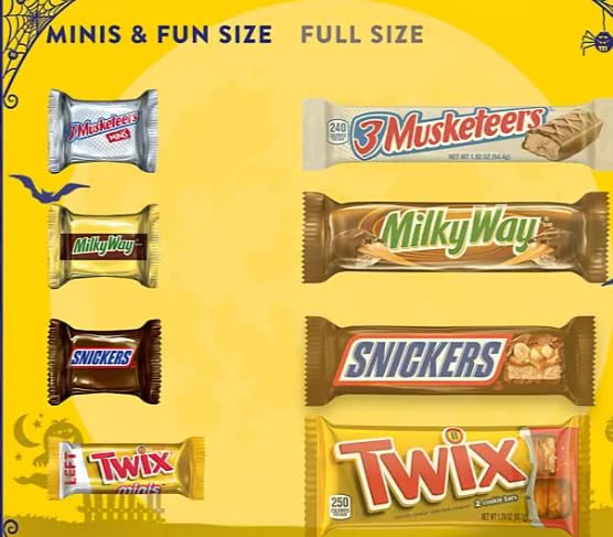 Maryseplace MARS Bulk Chocolate Easter Candy Variety Mix - 5 Lbs Individually Wrapped Assorted Mini Fun Size Candy Bars (M&M'S, SNICKERS, 3 MUSKETEERS & MILKY WAY) - Perfect for Easter Baskets, Pinata Filler, Kids Party Favors, Halloween Treats & Office Snacks
