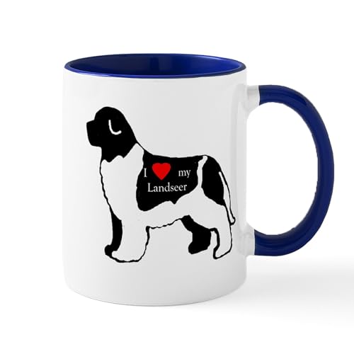 White/Navy Inside - Newfoundland Heart Mug