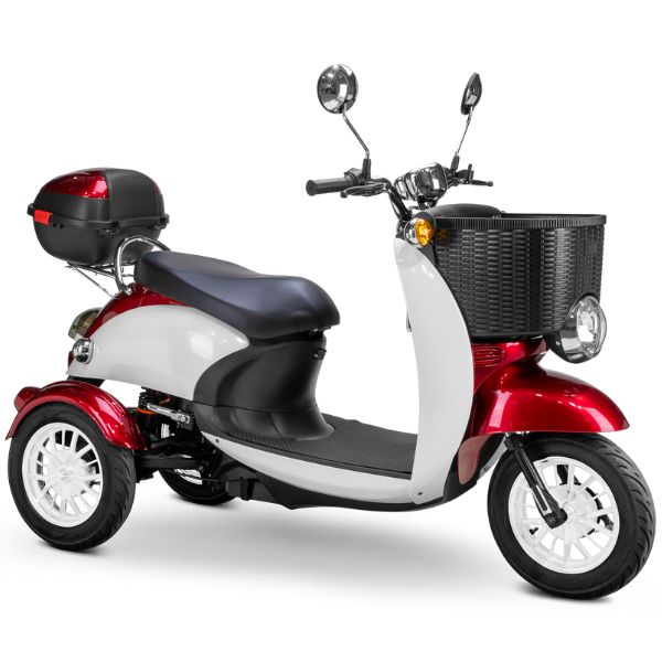 Premium Supreme 3-Wheel Mobility Scooter for Adults - Lightweight Electric Scooter with Long Battery Life - Ideal for Shopping, Travel & Outdoor Activities