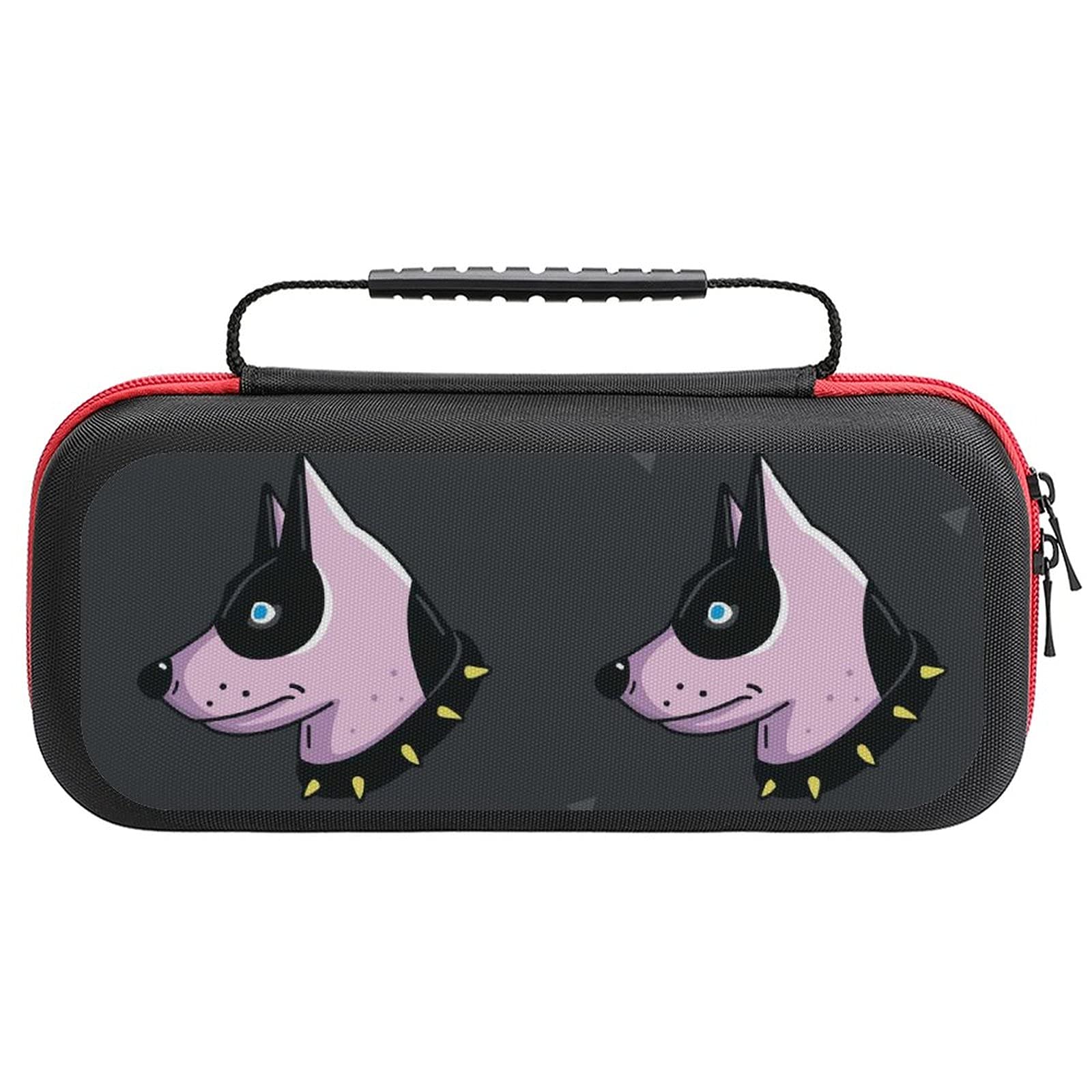Nintendo Switch Lite Travel Case with Pet Dog Print - Portable Storage Bag for Switch Lite & Accessories - Perfect for Gaming On-The-Go & Travel Protection