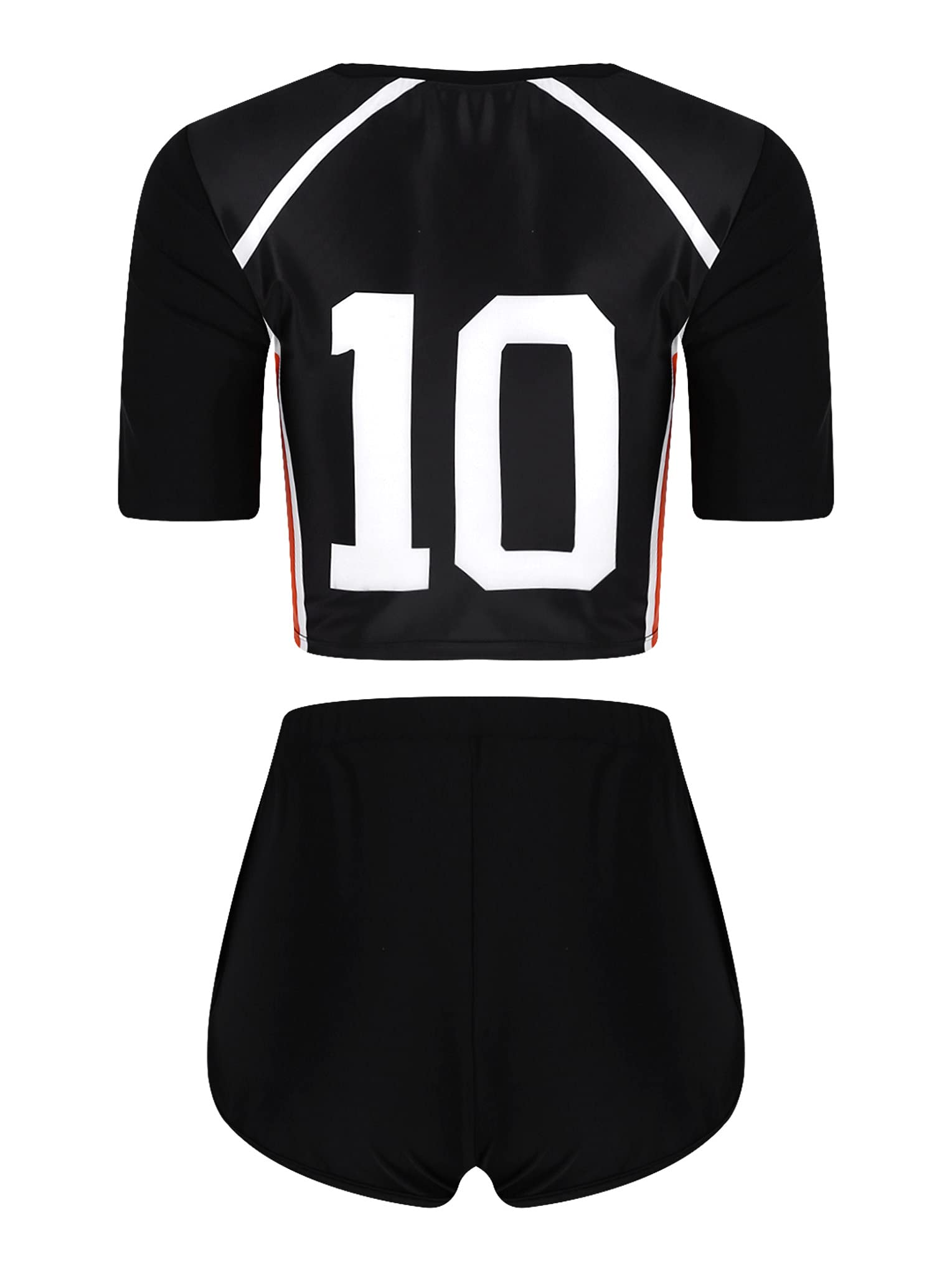 Hansber Women's 2-Piece Summer Outfit - Short Sleeve Crop Top & Jogger Shorts Set | Casual Loungewear, Workout Clothes & Streetwear Fashion for Women | Perfect for Gym, Yoga, Running, and Everyday Wear
