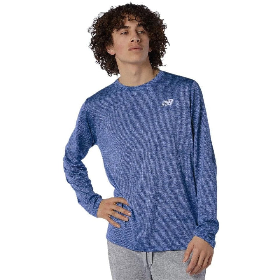 Men's New Balance Tenacity Long Sleeve T-Shirt - Moisture Wicking Athletic Top for Running, Gym & Casual Wear