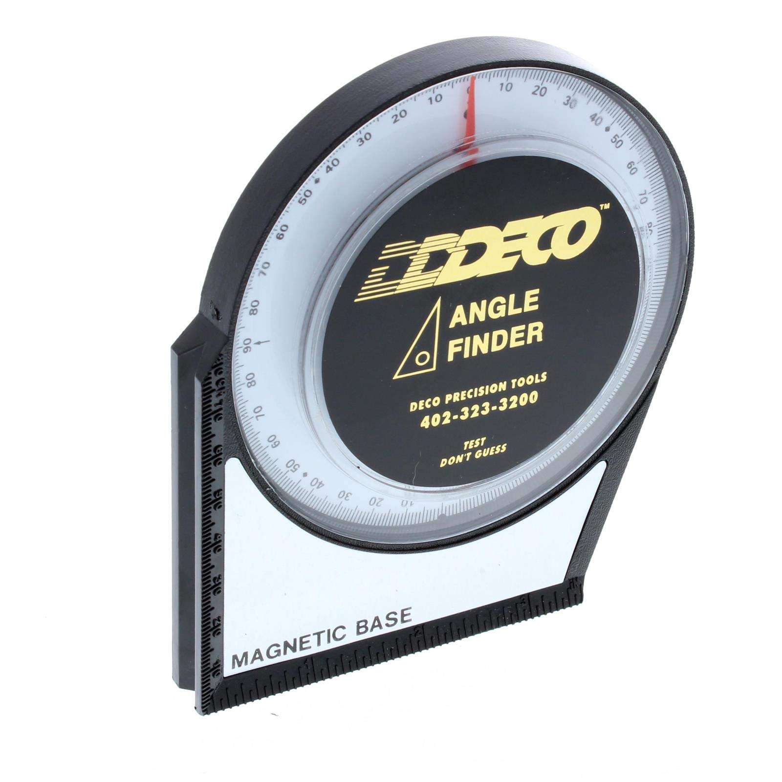 Precision Angle Finder Tool - 4.14 Inch Diameter Measuring Instrument for Woodworking, Metalworking & DIY Projects