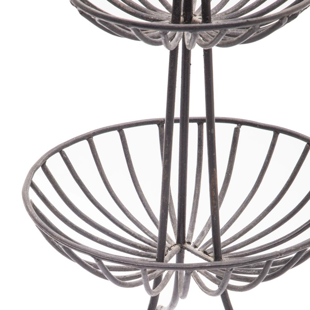 3-Tier Black Wire Fruit Basket - Rustproof & Durable Kitchen Organizer for Fruits, Vegetables, and Snacks - Perfect for Countertop, Pantry, or Dining Table Display