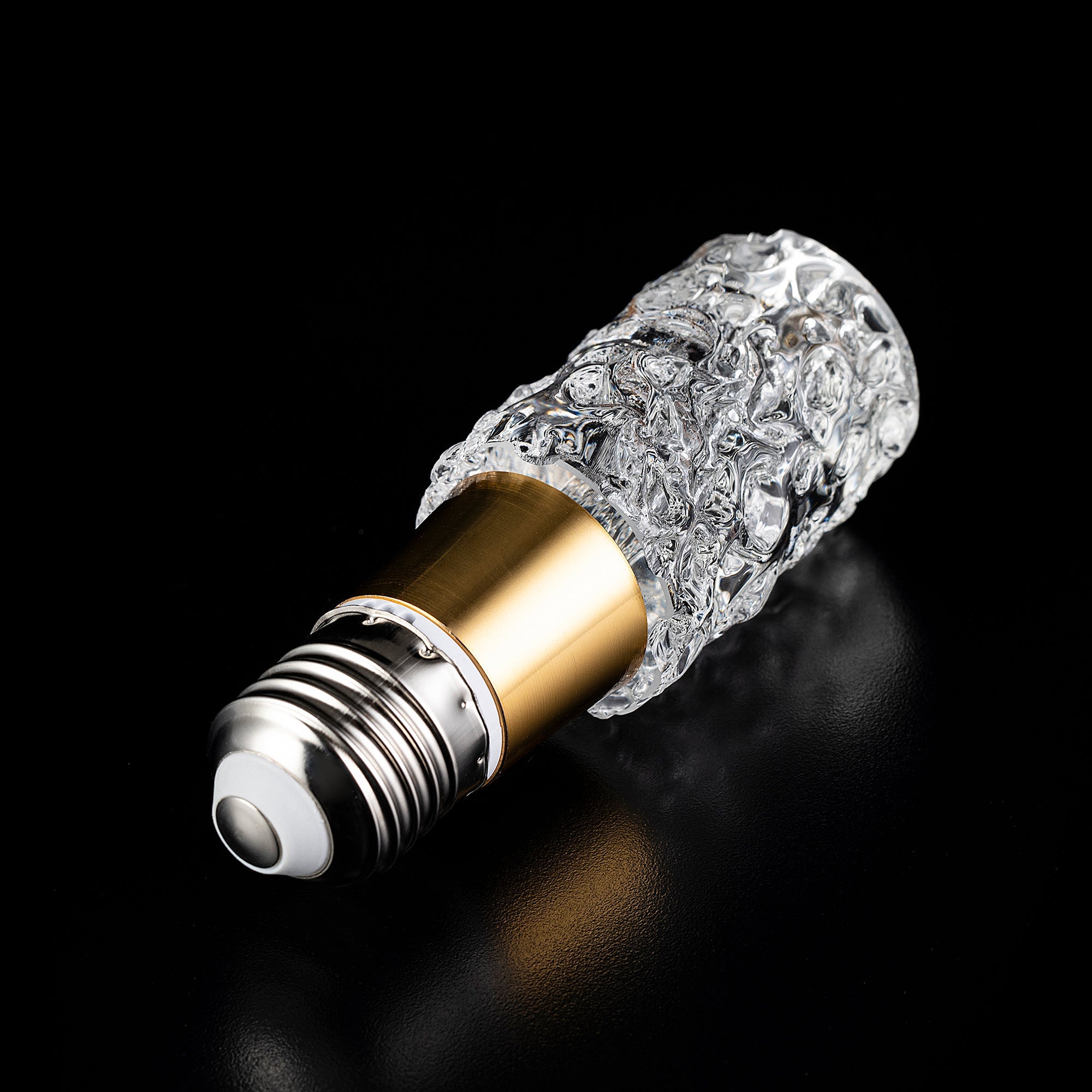 RIPPLE CYLINDER Crystal LED Light Bulb - Small Size, Energy Efficient Decorative Lighting for Home, Party & Wedding Decor