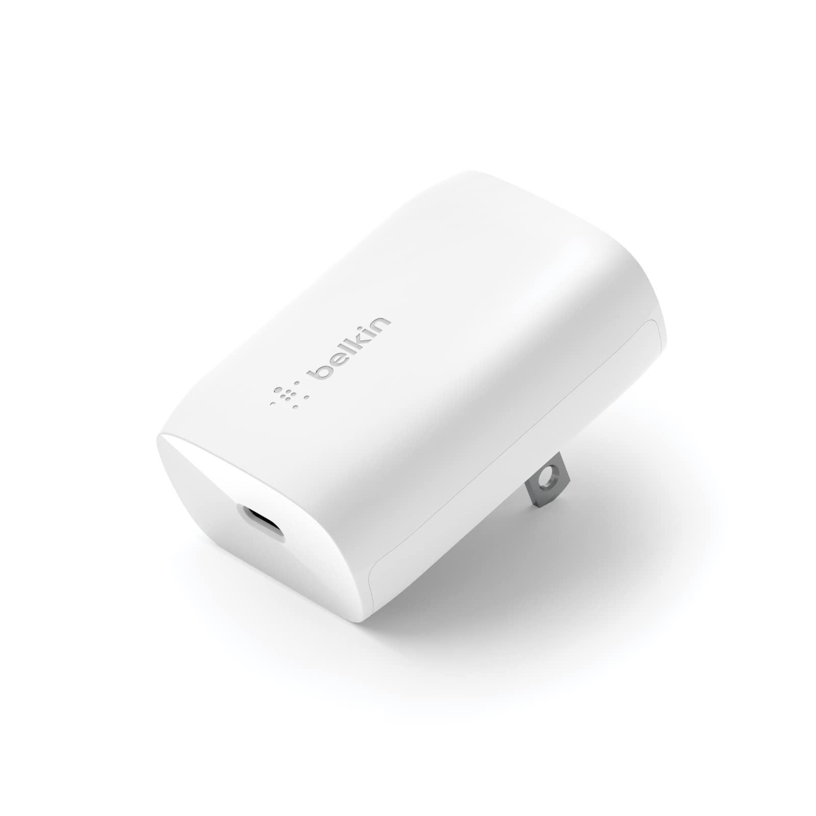 Belkin 30W USB-C Wall Charger Fast Charging Block - Compatible with iPhone 16/15/14 Series, Galaxy S25, iPad, AirPods & More - Compact PD Charger Adapter for Home, Office & Travel - 1-Pack
