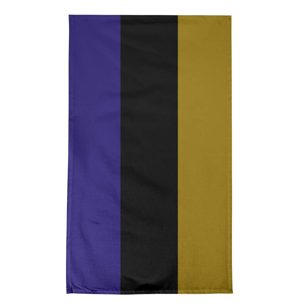 NFS Baltimore Football Stripes Tea Towel - 18 x 30 Inches, Black Accent - Perfect for Kitchen, Tailgating & Sports Fan Gifts