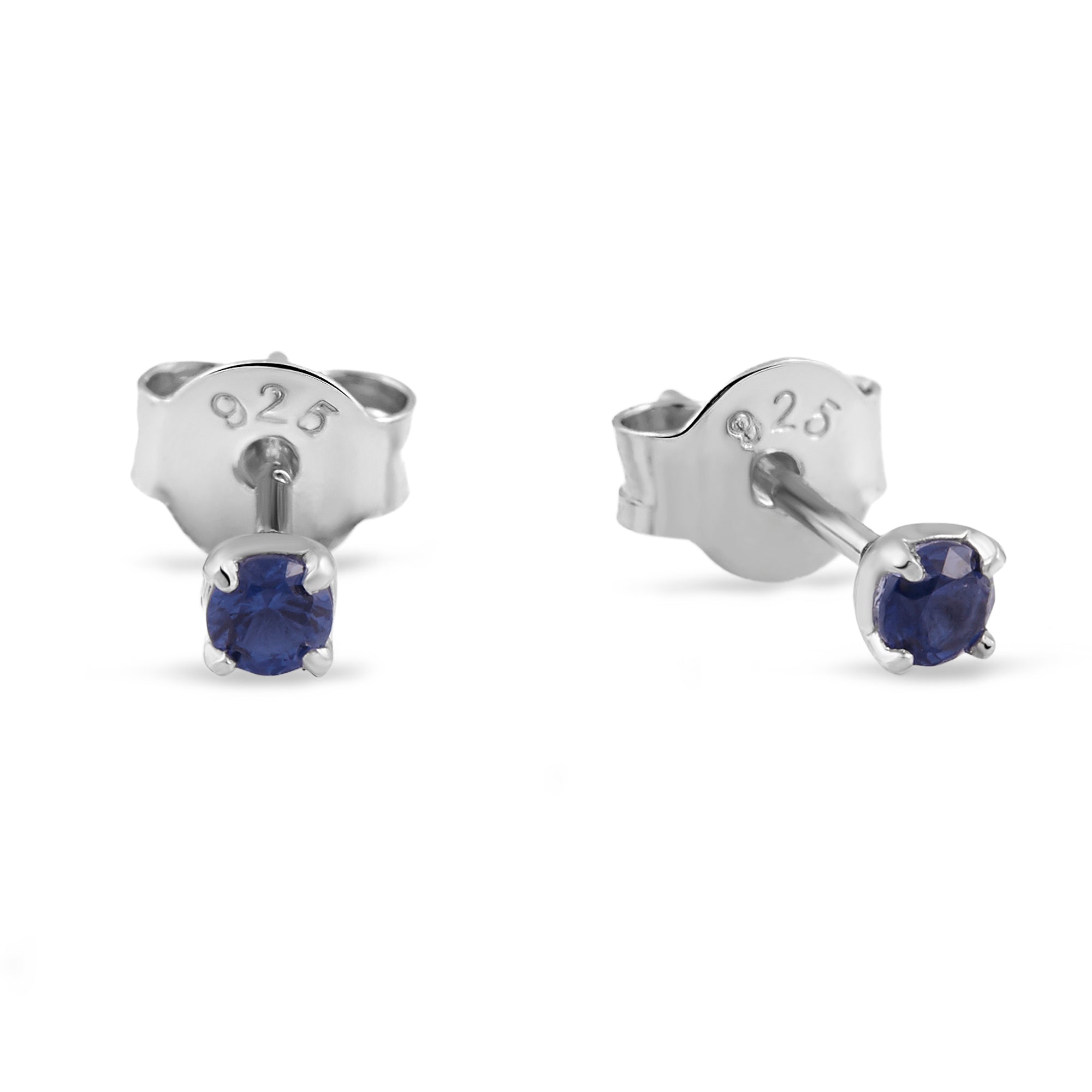 Exquisite 14K Gold Sapphire Stud Earrings for Women - Perfect for Weddings, Parties & Everyday Elegance