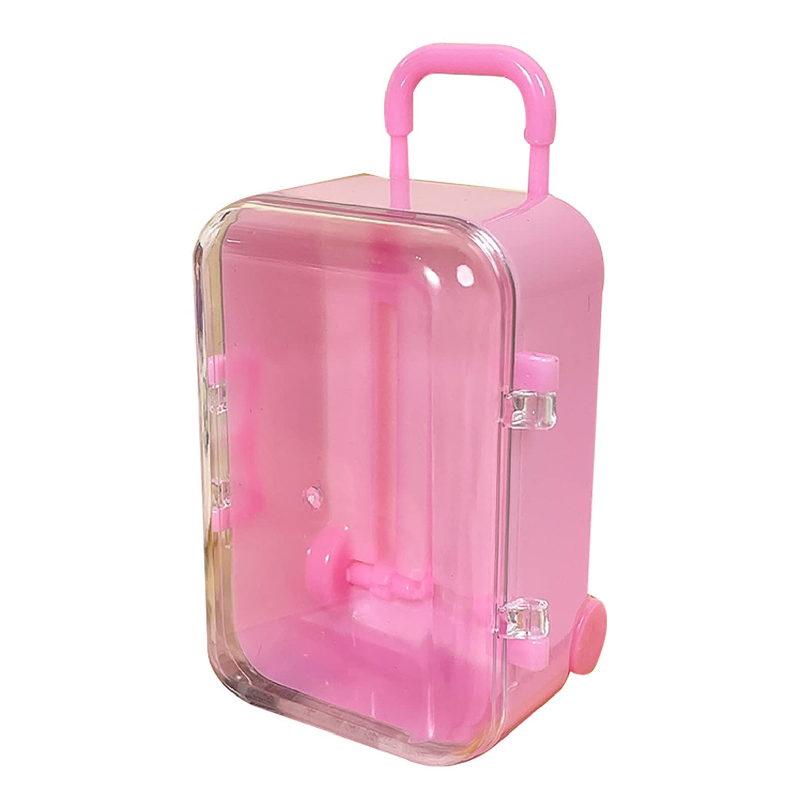 Guohanfsh Mini Suitcase Style Storage Box - Jewelry Organizer, Candy Container & Desk Organizer for Home | Portable Daily Storage Solution for Rings, Earrings, Office Supplies & Small Items | Perfect for Bedroom, Bathroom & Travel