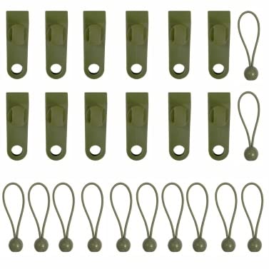 10-Pack Heavy Duty Tarp Clips with Thumb Screw - Secure Locking Grip for Camping Tents, Awnings, Canopies & Pool Covers - Ideal for Outdoor, RV, Car & Swimming Pool Protection