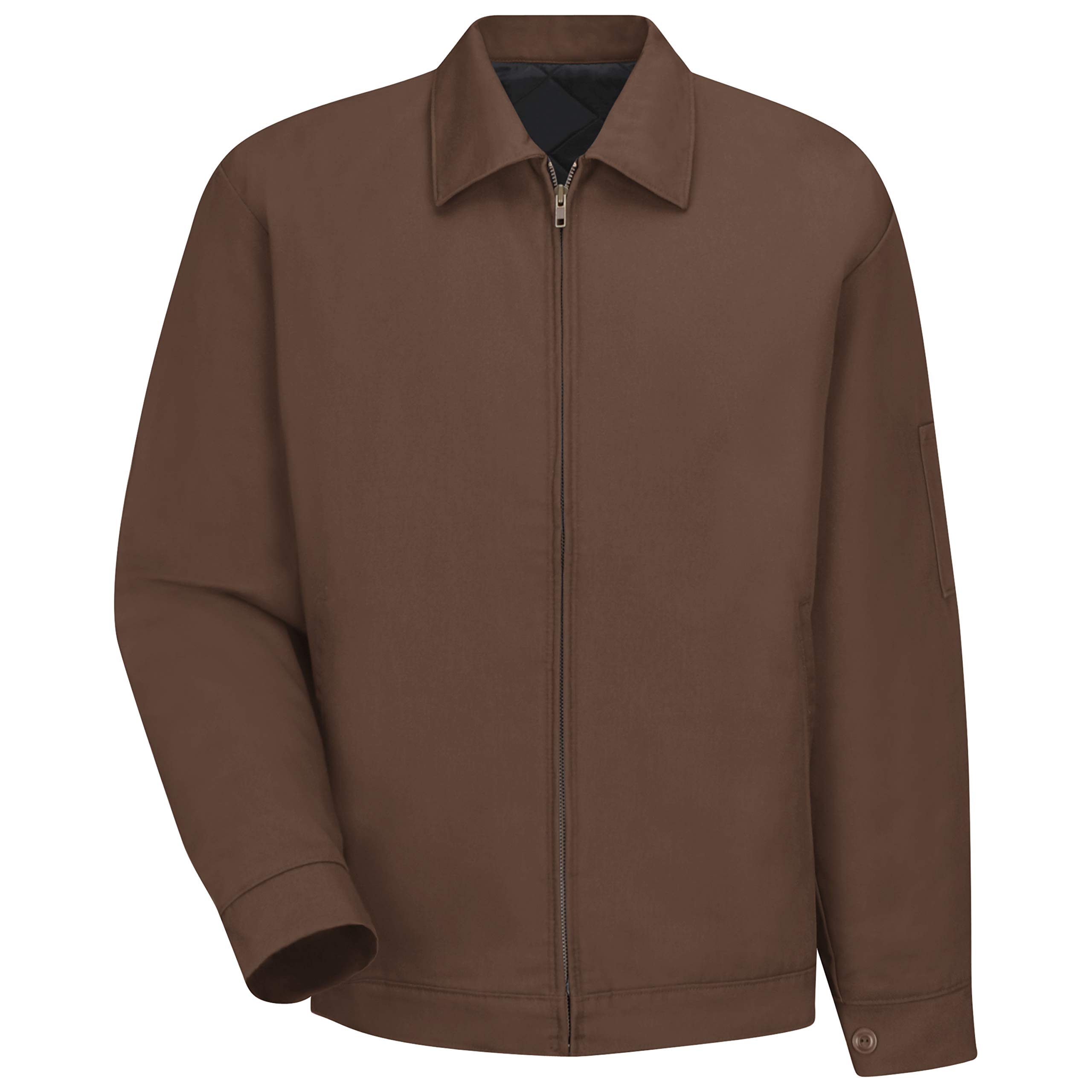 Red Kap Men's Slash Pocket Jacket - Durable Workwear with Multiple Pockets for Tools & Essentials | Ideal for Construction, Warehouse & Outdoor Jobs
