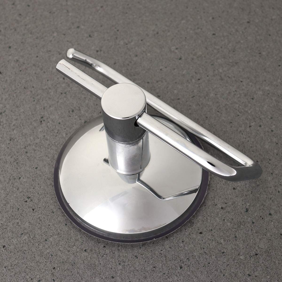UKCOCO Stainless Steel Suction Cup Toilet Paper Holder - Wall Mounted Bathroom Tissue Roll Dispenser with Double Sided Adhesive Tape - Perfect for Home, Office, Hotel & RV Use