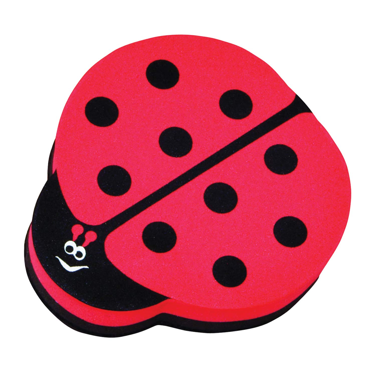 Ladybug Magnetic Whiteboard Eraser - Cute Classroom & Office Whiteboard Cleaner for Teachers & Students - Perfect for School, Home, and Office Use