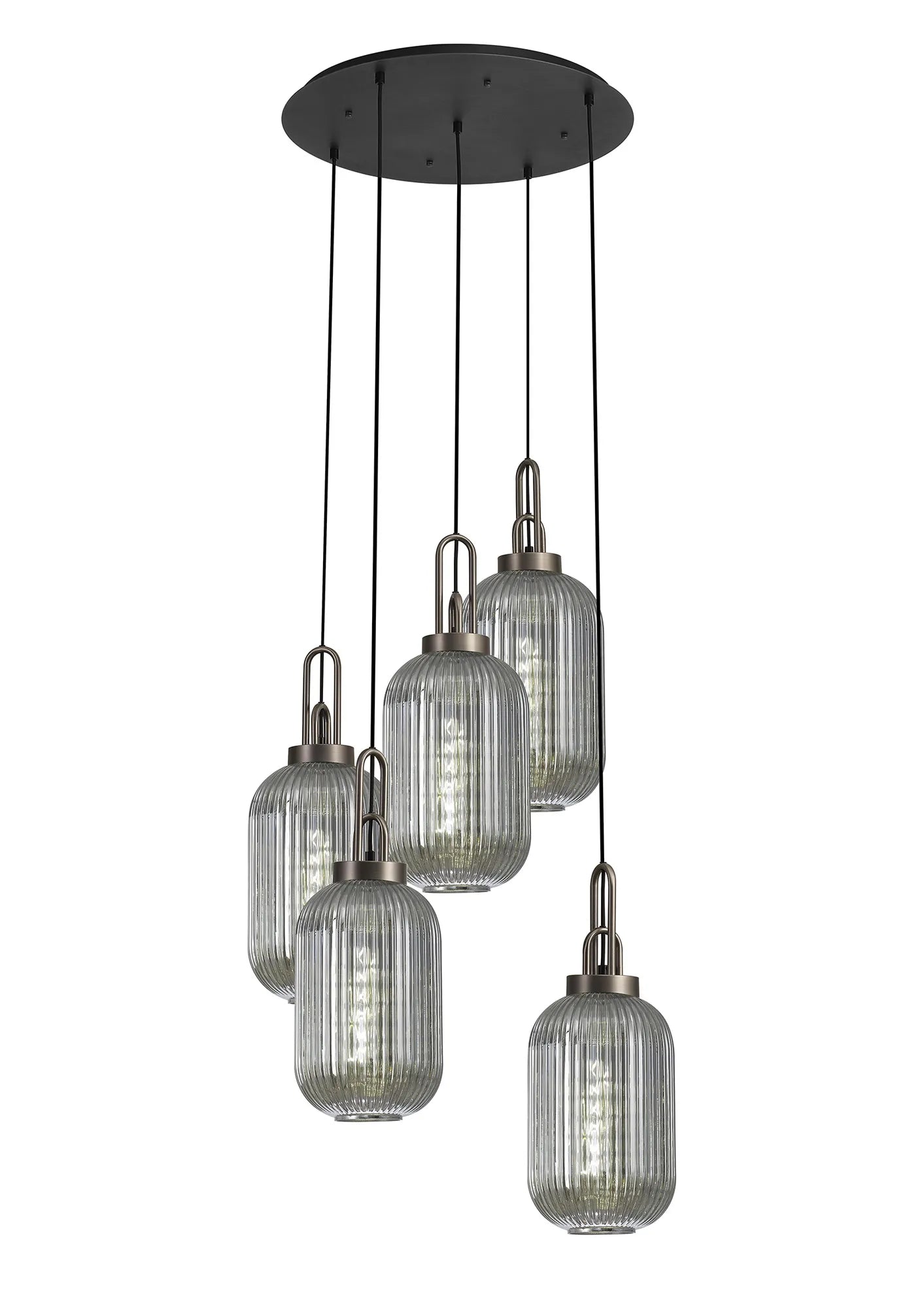 Antique Silver/Matt Black Smoked