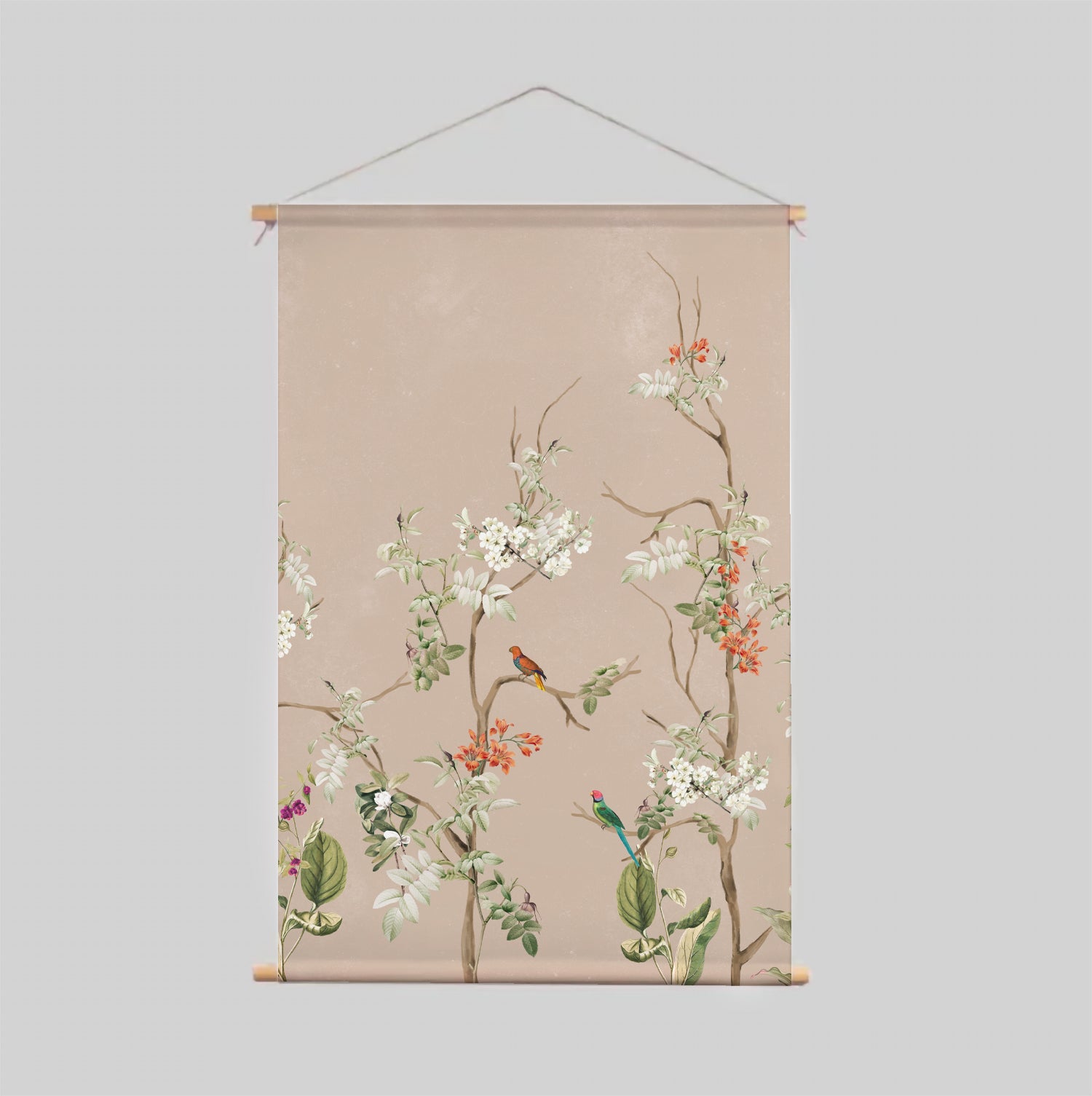 Lush Eden Nude Textile Poster - Premium Fabric Wall Art for Home & Office Decor